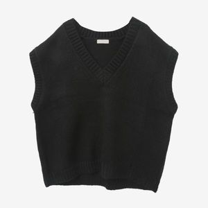 SOLD Oversized Knit Sweater Vest